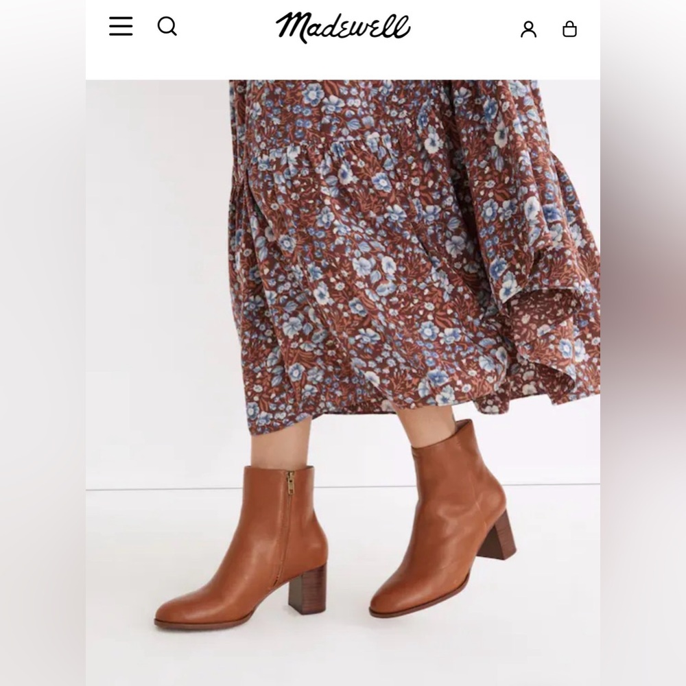 Madewell Mira bootie, Size 7